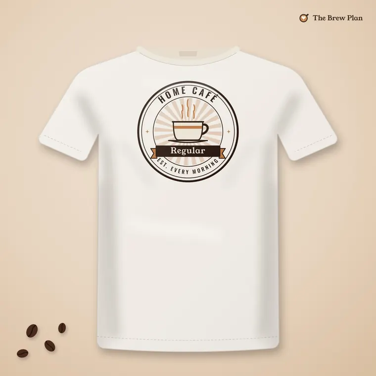 Home Café Regular tee in natural